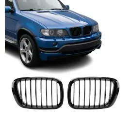 Front Kidney Grille set for BMW X5 E53 pre-facelift...