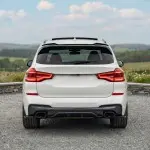 MX Galinio Bamperio Difuzorius + Spliteriai, komplektas skirtas BMW X3 G01 PRE-LCI (18-21) su M-Pack, juodas blizgus