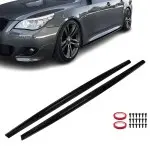 F-PERFORMANCE Poslenksčiai, komplektas skirtas BMW E60 / E61 (03-10), juodi blizgūs
