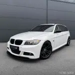 WR Priekinis Pažeminimas skirtas BMW E90 / E91 LCI M-Pack, juodas blizgus - SUSTIPRINTA VERSIJA