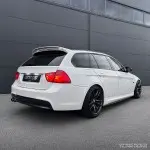 F-PERFORMANCE galinio dangčio Spoileris tinkantis BMW E91 Touring (05-11), juodas blizgus