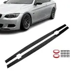 F-PERFORMANCE Poslenksčiai / Slenksčių apdailos, komplektas skirtas BMW E92 / E93 (06-13), juodi blizgūs