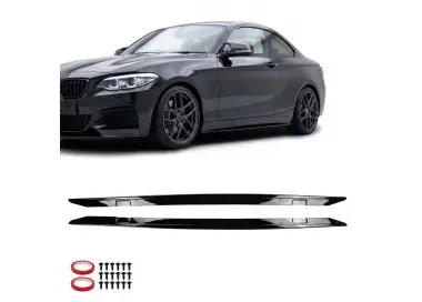 Performance Poslenksčiai, komplektas skirtas BMW F22 / F23, juodi blizgūs