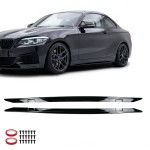 Performance Poslenksčiai, komplektas skirtas BMW F22 / F23, juodi blizgūs