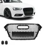 RS-style Front Grille for Audi A4 B8.5 / S4 B8.5 (12-15), glossy black