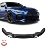HAUER Priekinis Pažeminimas skirtas BMW G26 Gran Coupe (21-26) su M-Pack, juodas blizgus