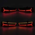 Full LED Tail Lights set for Audi A6 C7 sedan (11-14) pre-facelift