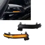 LED dinaminių posūkių ant veidrodėlių komplektas skirtas BMW X1 E84 (12-15), tamsinti