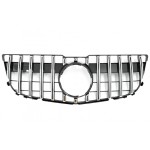 Front grille for Mercedes-Benz GLK X204 (12-15), black + chrome 