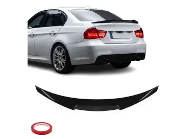 EVO M4-style Spoileris ant Bagažinės skirtas BMW E90 (05-11), juodas blizgus