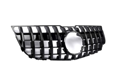 Front grille for Mercedes-Benz GLK X204 (08-12), glossy black 