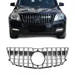Priekinės grotelės, skirtos Mercedes-Benz GLK X204 (12-15), juodos + chromuotos