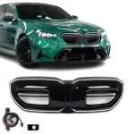 M-style LED Priekinės Grotelės su moduliu, skirtos BMW G60 / G61 / G90 / G99, juodos blizgios
