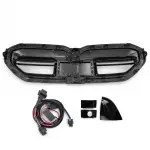 M-style LED Priekinės Grotelės su moduliu, skirtos BMW G60 / G61 / G90 / G99, juodos blizgios