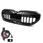 LED Priekinės Grotelės su moduliu, skirtos BMW G60 / G61 (23-), juodos blizgios