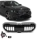 LED Priekinės Grotelės su moduliu, skirtos BMW G60 / G61 (23-), juodos blizgios