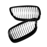 Priekinės Grotelės, komplektas skirtas BMW E92 / E93 (06-10), juodos blizgios