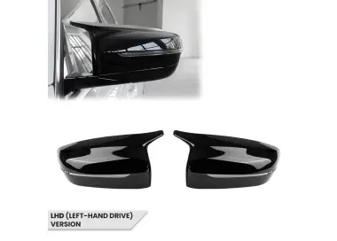 M look Veidrodėlių Dangteliai, komplektas skirtas BMW G11, G12, G15, G20, G22, G30, juodi blizgūs