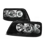 Priekiniai žibintai, komplektas skirtas VW T5 (03-09), juodi