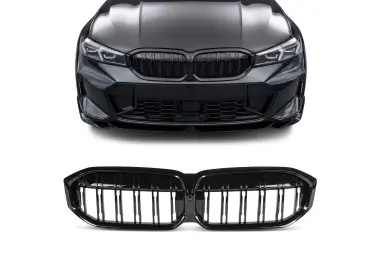 Performance priekinės Grotelės skirtos BMW G20 / G21 LCI (22-26), juodos blizgios