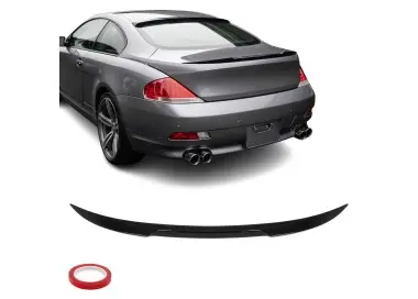 M4-style Spoileris ant Bagažinės dangčio skirtas BMW E63 Coupe (03-07) PRELCI, juodas blizgus