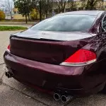 M4-style Spoileris ant Bagažinės dangčio skirtas BMW E63 Coupe (03-07) PRELCI, juodas blizgus