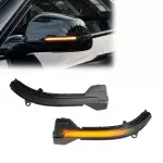 LED Dinaminiai Posūkiai į Veidrodėlius, komplektas skirtas BMW F10 / F11 / F07 LCI (13-17), tamsinti