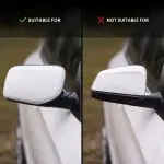 M look Veidrodėlių Dangteliai, komplektas skirtas BMW E60 / E61 / E63 / E64, juodi blizgūs