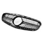 Diamond Priekinės Grotelės skirtos Mercedes W212 / S212 facelift (13-16), juodos + chromuotos