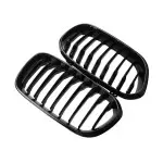 Priekinės Grotelės, komplektas skirtas BMW F20 / F21 (15-19) LCI, juodos blizgios