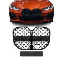 Priekinės Grotelės skirtos BMW G26 Gran Coupe su...
