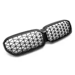 Diamond Priekinės Grotelės skirtos BMW G30 / G31 / F90 LCI (20-23), juodos blizgios