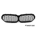 Diamond Priekinės Grotelės skirtos BMW G30 / G31 / F90 LCI (20-23), juodos blizgios