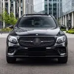 Diamond Priekinės Grotelės skirtos Mercedes GLC W253 / C253 / X253 (15-19) pre-facelift, juodos + chromuotos