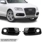 RS išvaizdos Priešrūkinių Grotelės, komplektas skirtas Audi Q5 8R facelift (12-17) standartinei versijai, juodos