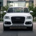 RS išvaizdos Priešrūkinių Grotelės, komplektas skirtas Audi Q5 8R facelift (12-17) standartinei versijai, juodos