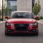 RS išvaizdos Priekinės Grotelės skirtos Audi A5 / S5 B8.5 (11-16), juodos blizgios