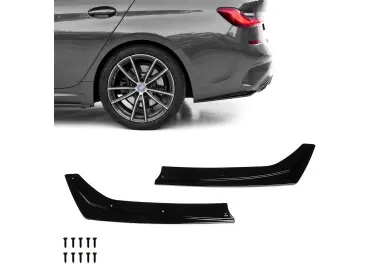 WR Galinio Bamperio Spliteriai, komplektas skirtas BMW G20 / G21 (18-22), juodi blizgūs
