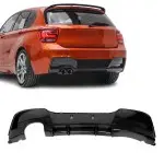 Performance Galinis Difuzorius skirtas BMW F20 / F21 PRE-LCI (11-15) su M-Pack, juodas blizgus