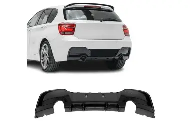 Performance Galinis Difuzorius skirtas BMW F20 / F21 PRE-LCI (M135i), juodas blizgus