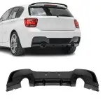 Performance Galinis Difuzorius skirtas BMW F20 / F21 PRE-LCI (M135i), juodas blizgus