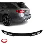 MX Spoileris ant Bagažinės skirtas Mercedes S205 (W205) universalui, juodas blizgus