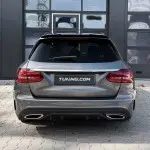 MX Spoileris ant Bagažinės skirtas Mercedes S205 (W205) universalui, juodas blizgus