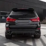 WR Bagažinės vidurinis Spoileris skirtas BMW X5 F15 (14-18), juodas blizgus