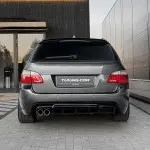 WR Galinio Bamperio Difuzorius skirtas BMW E60 / E61 su M-Pack, juodas blizgus