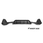 HAUER Galinio Bamperio Difuzorius skirtas BMW G20 / G21 LCI (22-26) M340i / M340d, juodas blizgus