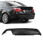 Galinio Bamperio Difuzorius skirtas BMW E60 / E61 su M-Pack, nedažytas