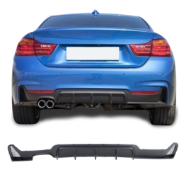 Performance diffuser for BMW F32 / F33 / F36 (13-) with rear M-Sport bumper