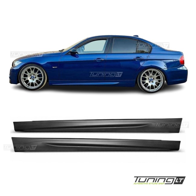 For BMW E90 / E91 M3 style side skirts