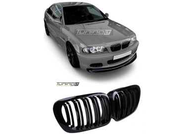 Performance kidney grille for BMW E46 coupe / convertible (99-03), glossy black